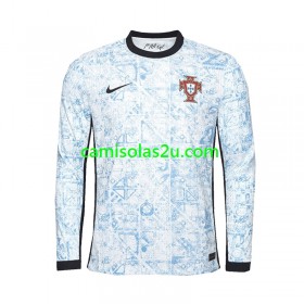 Camisolas de futebol Portugal Equipamento Alternativa Euro 2024 Manga Comprida